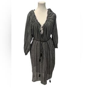 Zimmermann Striped Knee-Length Dress Size: XL